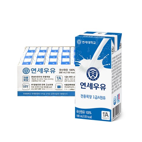 연세우유 멸균우유 200ML X 24, 24개