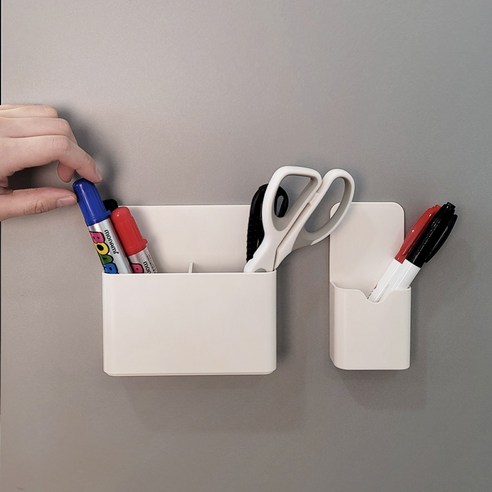 강력한 자석과 다목적 사용으로 공간을 절약하고 조직을 개선하는 긱보드 마그네틱 펜홀더 자석