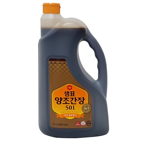 샘표 양조간장 501, 2.8L, 1개