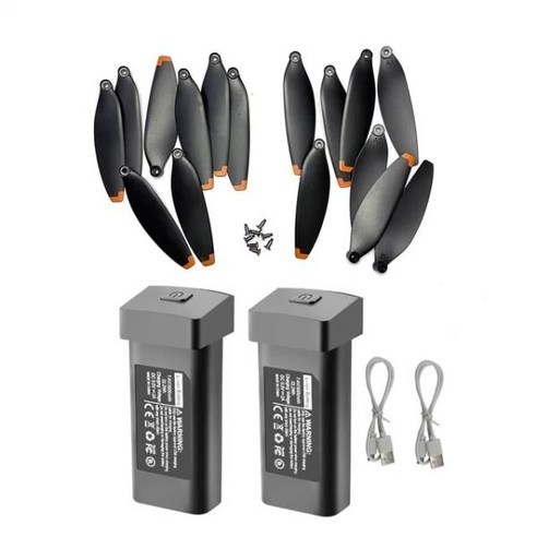 드론 프로펠러 S135 7.4V 3000mAh 배터리 S135pro 프로펠러 M218 최대 GPS 드론 부품 장애물 회피 Dron 블, 03 2 black battery kit