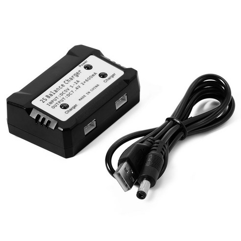 드론배터리 RC 2IN1멀티충전기 7.4v USB충전기 XH타입, (X8C) 2in1밸런싱충전기(XH), 1개