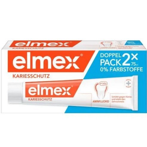 ELMEX [독일내수정품] 치약 더블팩 2X75ml, 1개, 75ml