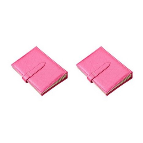 귀걸이 악세서리 정리대 정리함 보관대 보관함, 다이어리 핫핑크 x 2개