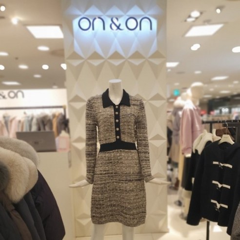 온앤온 온앤온 카라넥 니트원피스 JK2SO242 송파점