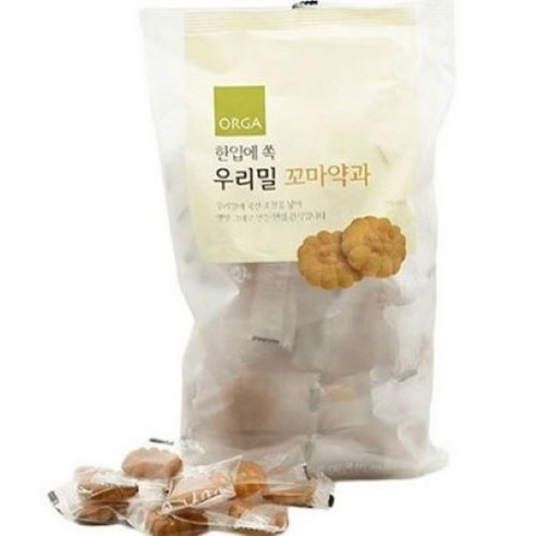 올가홀푸드 한입에 쏙 우리밀 꼬마약과, 400g, 1개