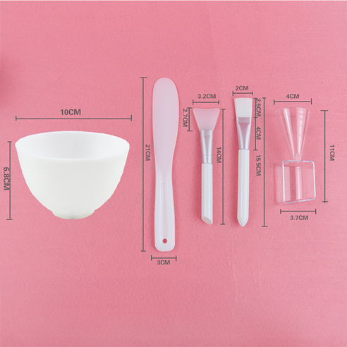 라벤토리 고무 모델링 팩 도구 5종, 1세트, 블랙