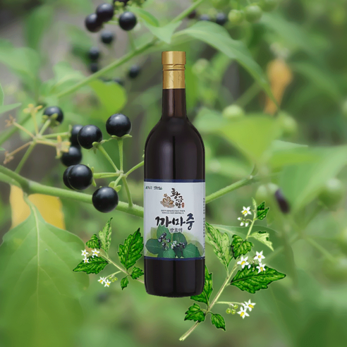 국내산 100% 5년숙성 까마중 발효액 750ml, 3개