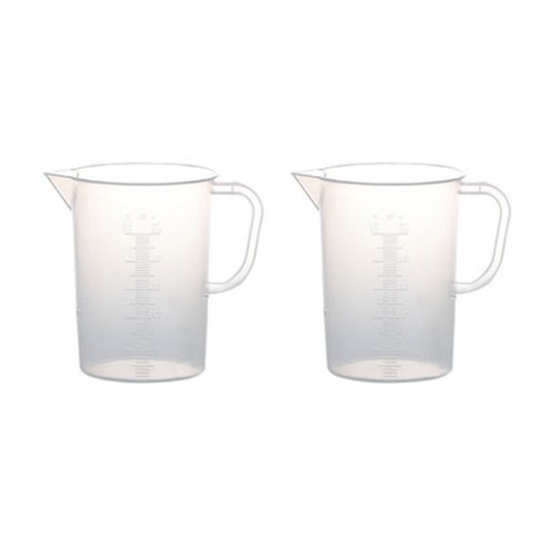 네이처안 플라스틱 계량컵 비커 500ml 2개입