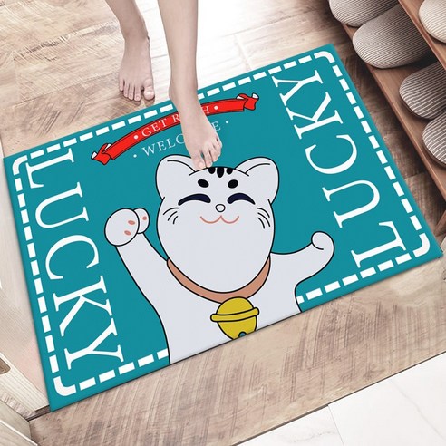 공장 도매 욕실 현관 출입문 발판 크리스털 융단 귀엽다 북유럽 현대 심플한 쿠션, DS25