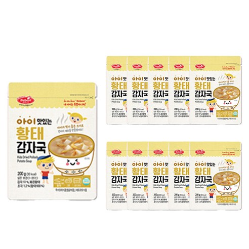 베베스트 아이 맛있는 아이국, 200g, 11개, 황태감자국
