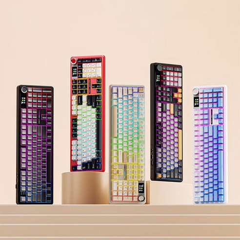 [CTK] 독거미 AULA F108/F108 PRO 무선 기계식 키보드 풀배열 커스텀 108키 블루투스 RGB GASKET구조 ...