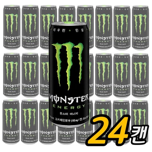 몬스터 에너지 그린 355ml x 24캔 - 에너지음료 | 쿠팡