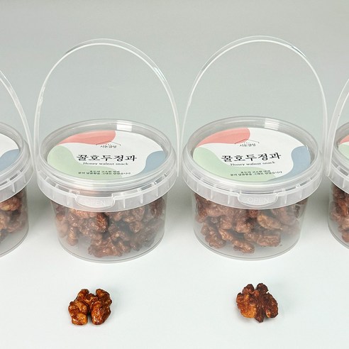고급 호두정과 호두강정 단체 선물 세트 견과류 답례품, 4개, 70g