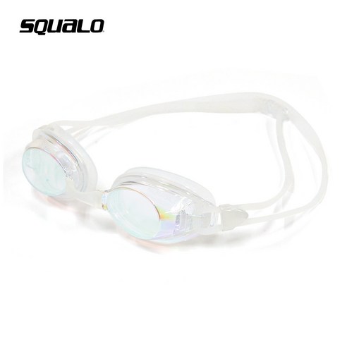 스쿠알로 수경 경기용 물안경 안티포그 SGL-4900M, 색상선택:SGL4900M 화이트, 단품