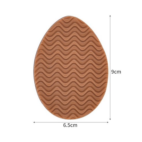 DEEPSUN 초강력 마찰력 미끄럼방지 패드 블랙, 6개, 브라운