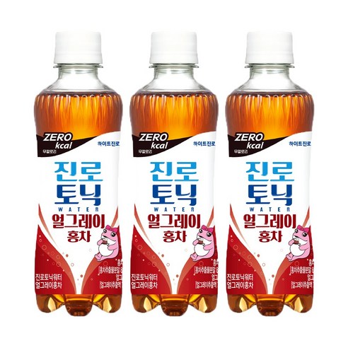 하이트진로 진로 토닉워터 홍차 300ml x 12pet