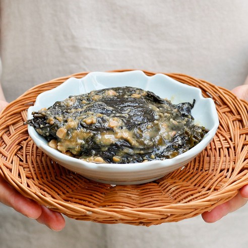국산 된장깻잎장아찌 500g 삭힌깻잎 전라도 순창 동백, 1개