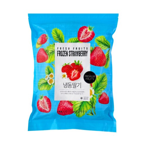 웰루츠 냉동 딸기 1kg, 1개