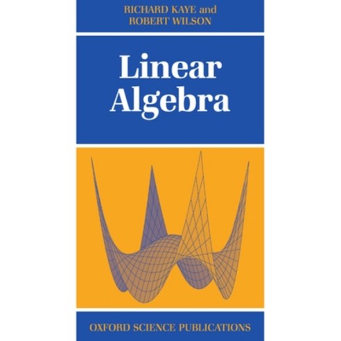 (영문도서) Linear Algebra Paperback, OUP Oxford, English, 9780198502371
