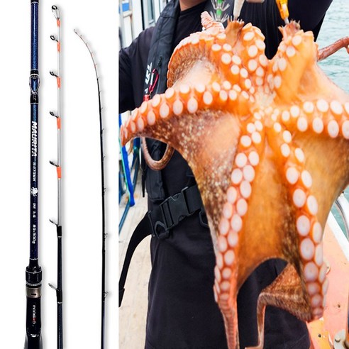 바다의 거인을 낚는 꿈, 마리수 문어낚시대로 현실이 되다