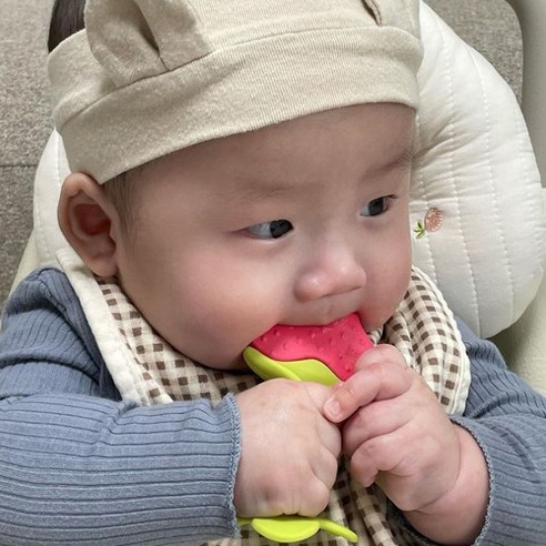 앙쥬 베스트 치발기, 바나나+딸기
