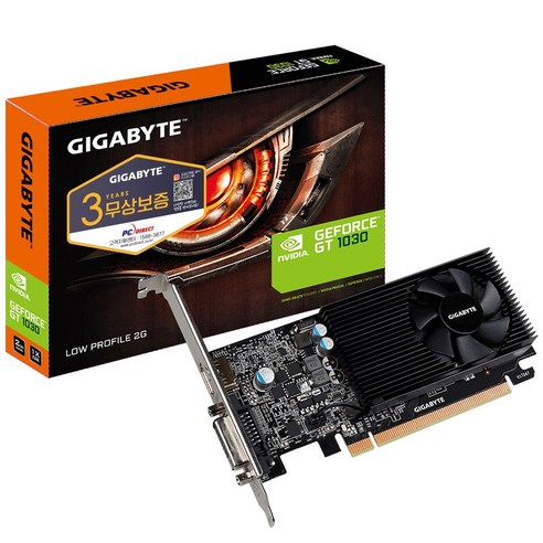 GIGABYTE 지포스 GT1030 UD2 D5 2GB 미니미 피씨디렉트