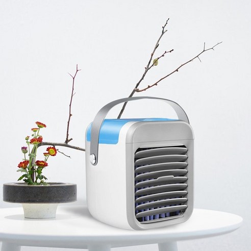  휴대용에어컨 이동식 냉풍기 캠핑 미니 무시동 소형 차박 이동형 실외기없는 에어컨, 1.Ordinary Paragraph 가정용 이동 차박 수냉식 손잡이가 달린 미니 데스크탑 에어 쿨러 팬 USB 3 가지 모드 휴대용, 한개옵션0