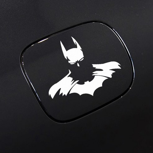 배트맨 스티커 슈퍼히어로 차량용 포인트 스티커, L, 레드반사, 1개
