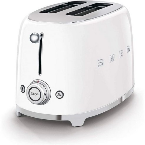 스메그 SMEG TSF01RDEU 토스터 2 Scheiben rot, White