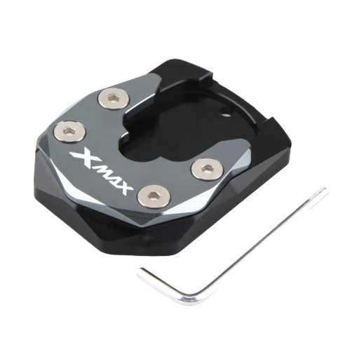 볼카 Xmax300 전년식 사이드스탠드 클립 발판 엑스멕스, 그레이실버, 1개