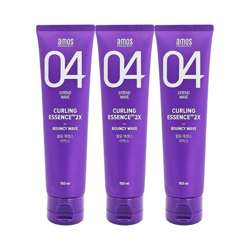 아모스 amos 아모스 프로페셔널 헤어 컬링 에센스 2X 150ml 3개, 아모스 헤어 컬링 에센스