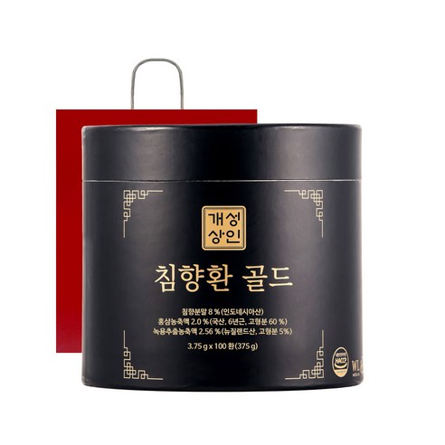 개성상인 침향환 골드 + 쇼핑백, 375g, 1개