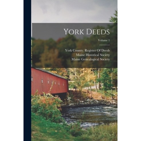 (영문도서) York Deeds; Volume 1 Paperback, Legare Street Press, English, 9781019164624