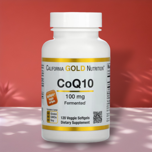 캘리포니아 골드 뉴트리션 코큐텐 100mg California Gold Nutrition CoQ10 100mg, 120정, 1개
