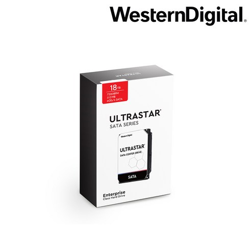 WD Ultrastar HC550 18TB SATA3 패키지 1PACK 무상3년