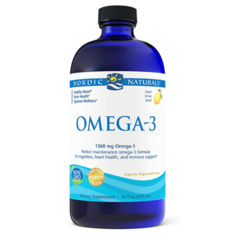 노르딕내츄럴스 오메가 3 1560mg 레몬, 473ml, 1개