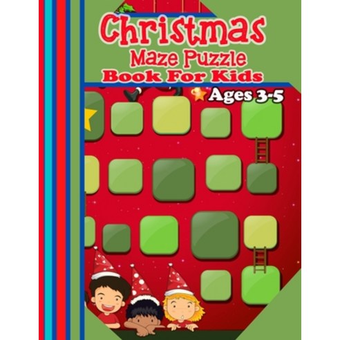 Christmas Maze Puzzle Book For Kids Ages 3-5: Christmas Activity Book for Children Ages 4-8 Ages 2... Paperback, Independently Published, English, 9798577398989