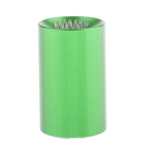 당구 스누커 팁 수리를 위한 휴대용 당구 큐 팁 Scuffer Poke 통풍기, 녹색, 알루미늄
