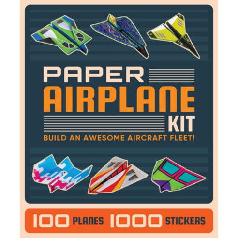 (영문도서) Paper Airplane Kit: Build an Awesome Aircraft Fleet! Hardcover, Publications International,..., English, 9781639386758