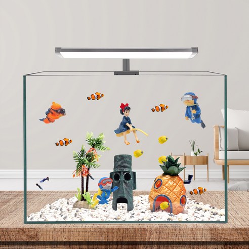 스마일아쿠아 둥둥 다이버 어항 꾸미기 세트: 나만의 수중 낙원을 창조하다 어항꾸미기