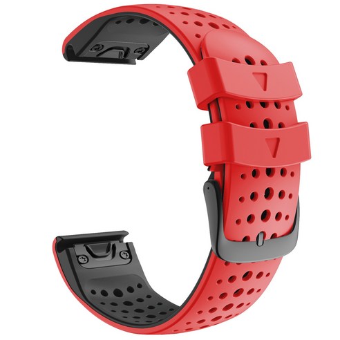 Garmin MARQ Captain Driver Expeditio 스트랩 가민 QUICKFIT 22mm 통기성 고무 퀵 릴리스 손목 스트랩, #4, Quick Fit 22mm
