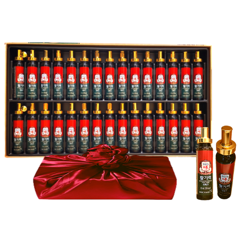 정관장 6년근 홍삼정 활기력 30개 단품 600ml+쇼핑백 선물세트(보자기포함) 1개, 600ml, 1박스
