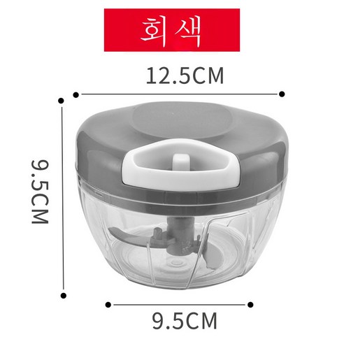DFMEI 공장 도매 마늘 다지기 마늘 다지기 마늘 다지기 수동 압착기 마늘 믹서 대용량, DFMEI 500ml 그레이