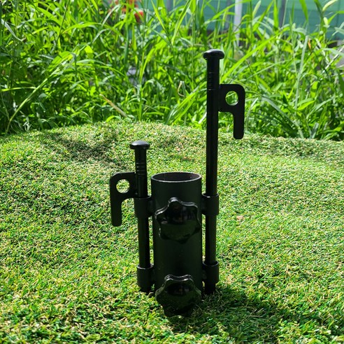 캠핑 설치의 혁신: 조절 가능 타프지킴이+단조팩 세트