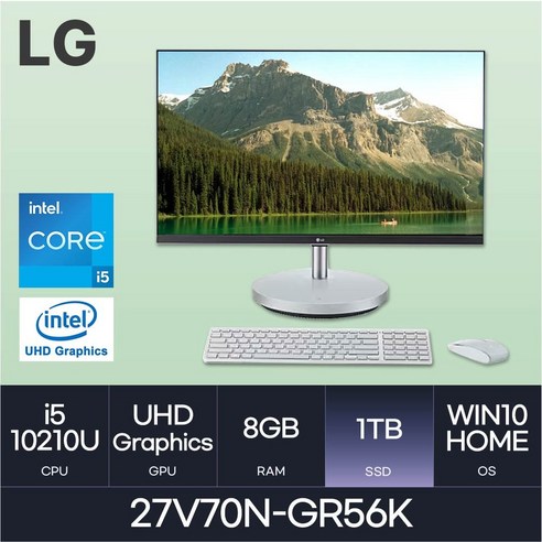 LG전자 27V70N-GR56K, 1TB, 8GB, 실버