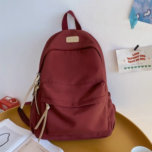 Fashion Backpack DFMEI 패셔너블한 대용량 백팩 여성 최초의 대용량 배낭 원래 작은 Sen 시스템 간단 야생