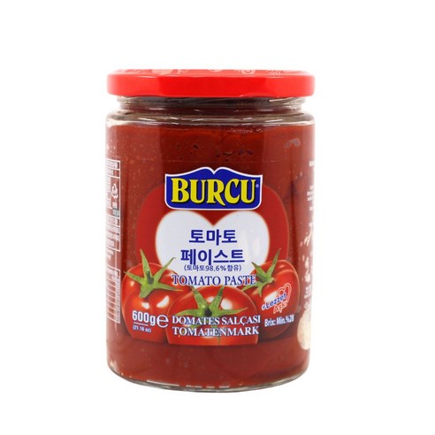 할랄 토마토 페이스트 튀르키예 Halal Tomato Paste Burcu Turkiye, 1개, 320g