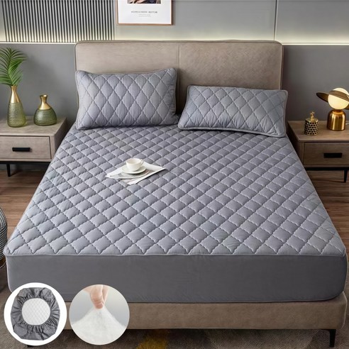 숙면을 위한 현명한 선택, MOTRIA 사계절 항균 방수 매트리스커버 누빔매트리스커버