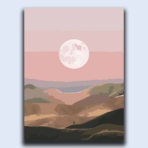 [아트제이] DIY 명화그리기 그림그리기 유화그리기 페인팅 40 x 50, D02, 1개