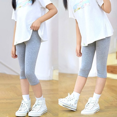 캐보트 여아 뉴 7부 레깅스 바지 여름 아동 유아 시원한재질